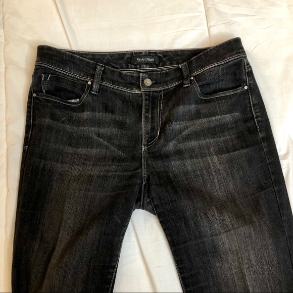 WHBM black Flare Denim Jeans size 8 - Picture 4 of 8